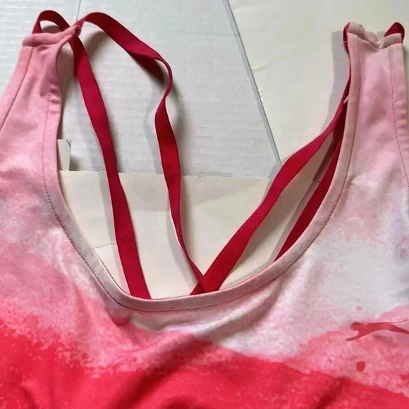 Slazenger tennis tank pink size large cross cross back - Picture 3 of 5